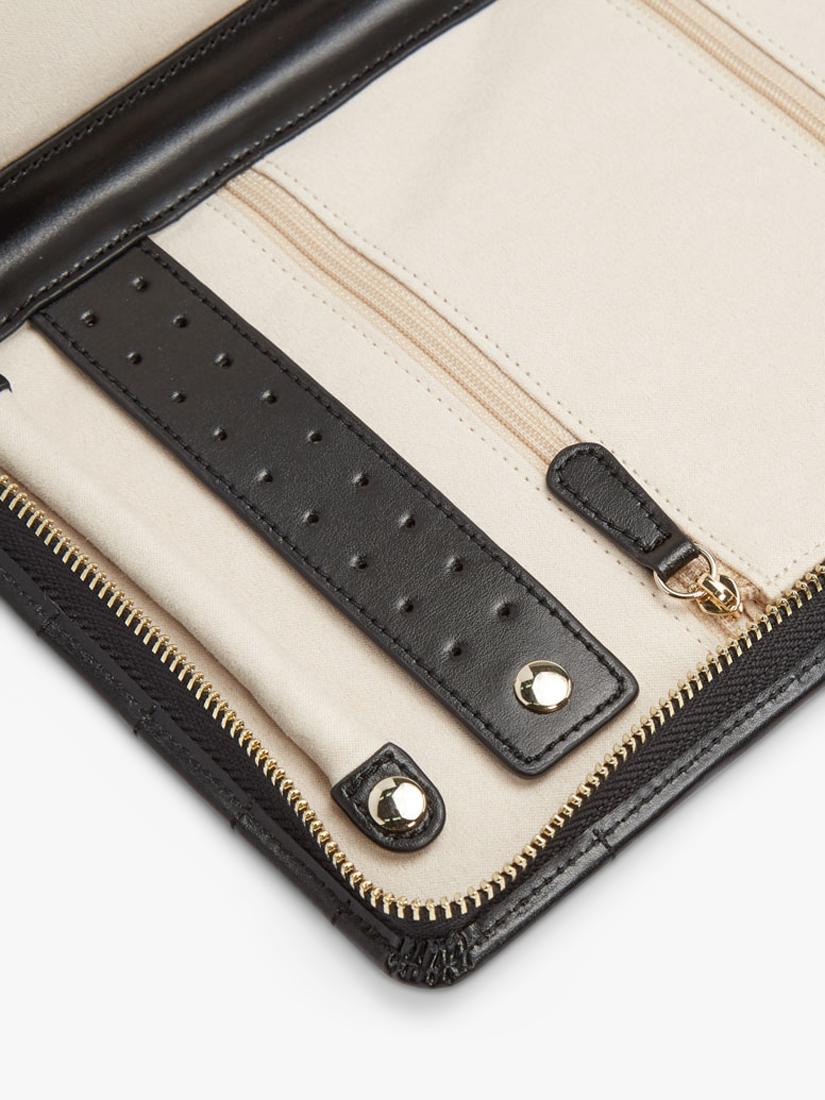 WOLF Caroline large leather jewellery portfolio - British product