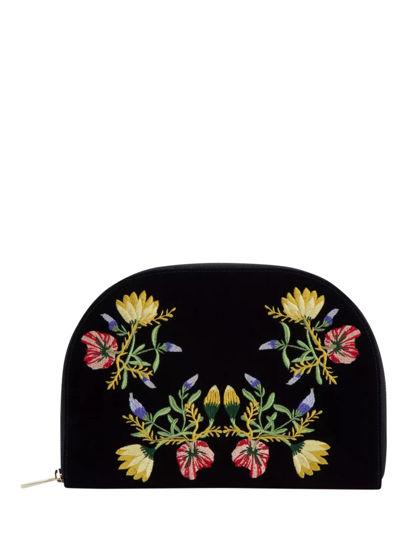 WOLF Zoe velvet jewellery portfolio with mirror, UK version