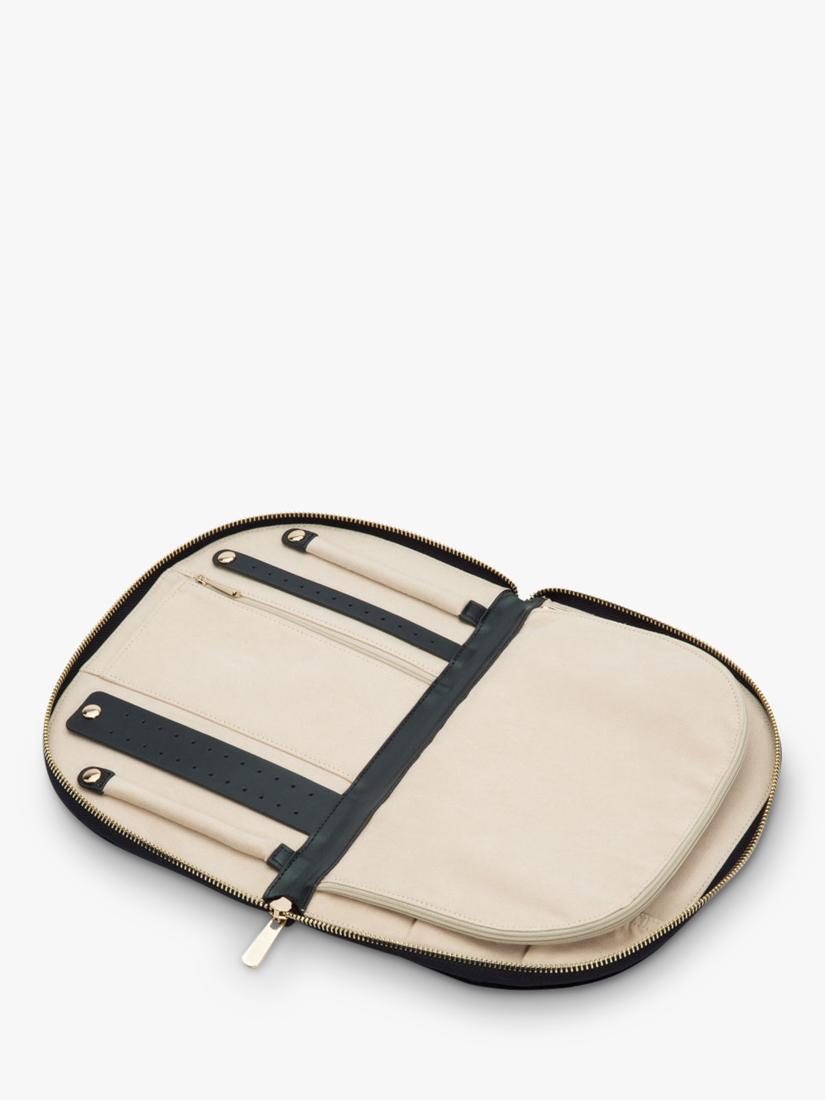 WOLF Zoe velvet jewellery portfolio with mirror, UK version