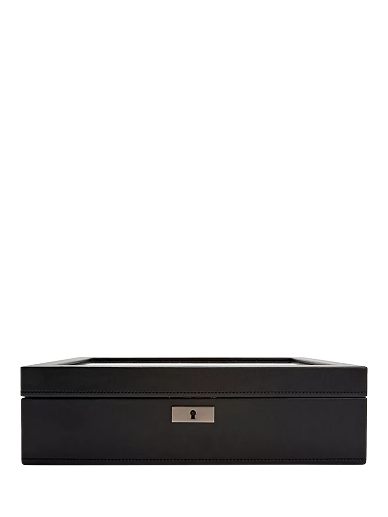 WOLF Axis Vegan Leather 10 Piece Watch Box