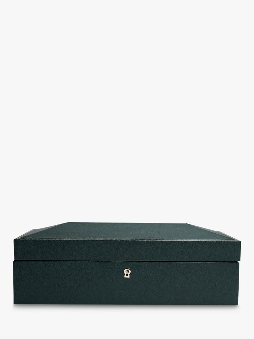 WOLF British Racing Vegan Leather 10 Piece Watch Box, UK version