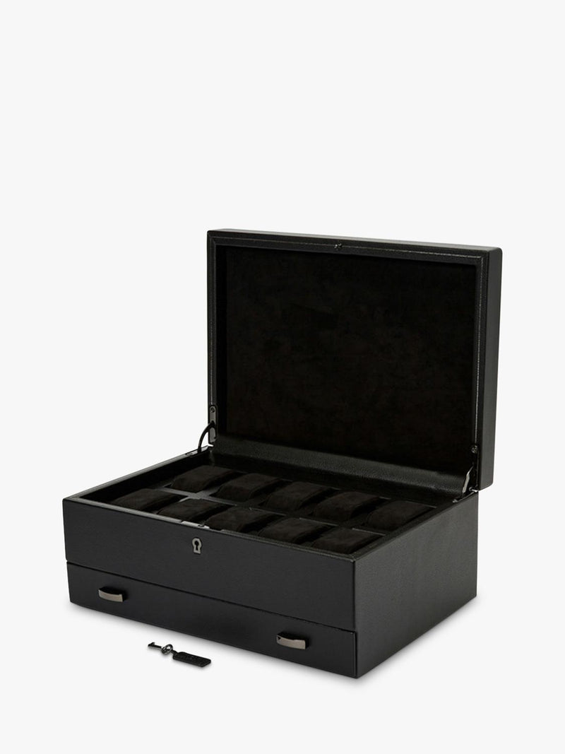 WOLF British Racing vegan leather watch box 10 piece, UK version
