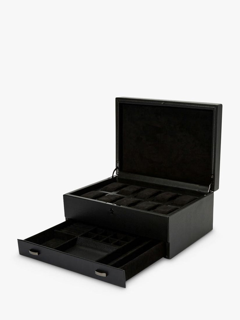 WOLF British Racing vegan leather watch box 10 piece, UK version