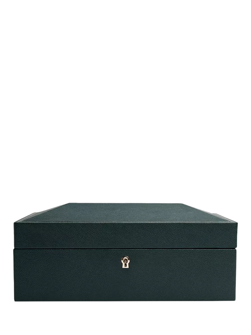 WOLF British Racing Vegan Leather 8 Piece Watch Box