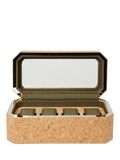 WOLF Cortica cork watch box natural - British product