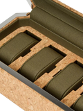 WOLF Cortica cork watch box natural - British product
