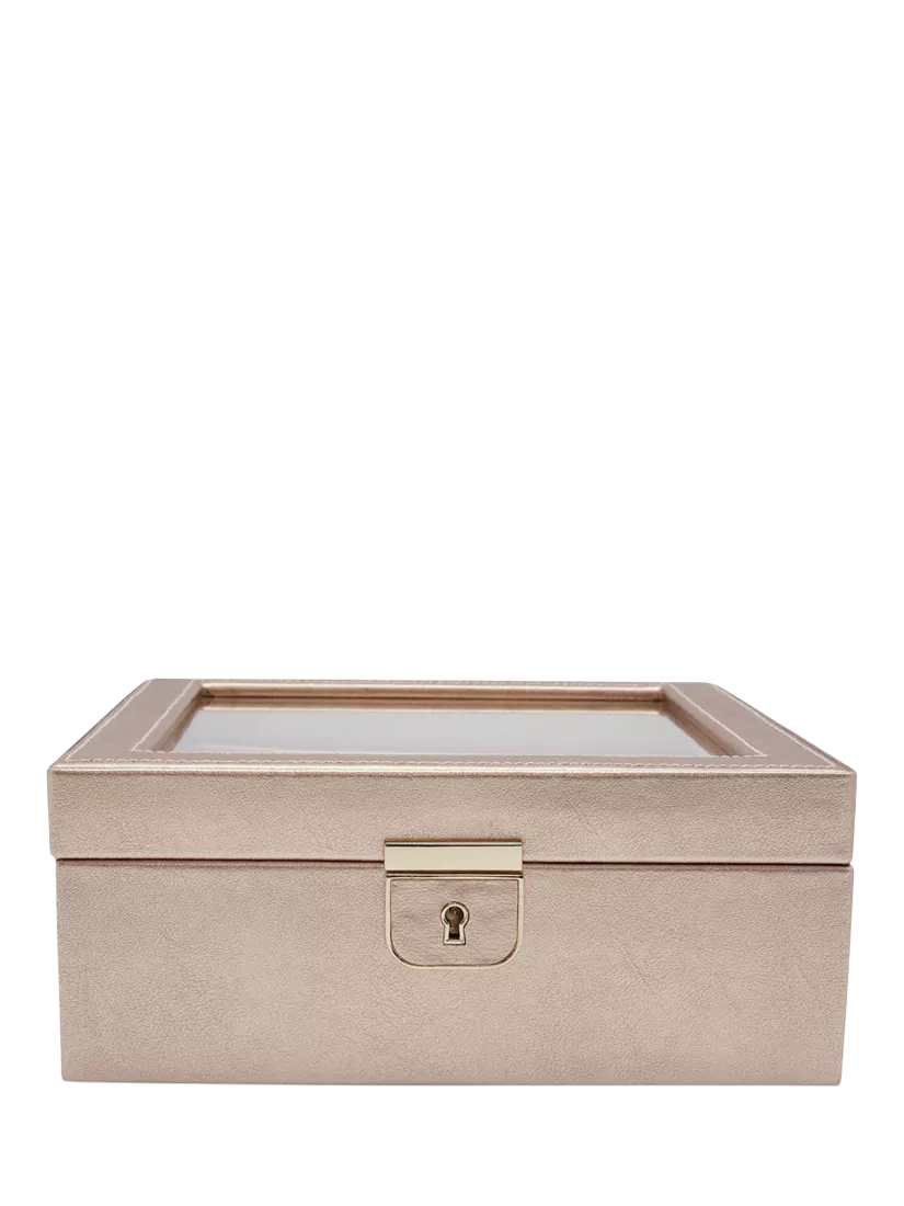 WOLF Palermo Leather 6 Piece Watch Box