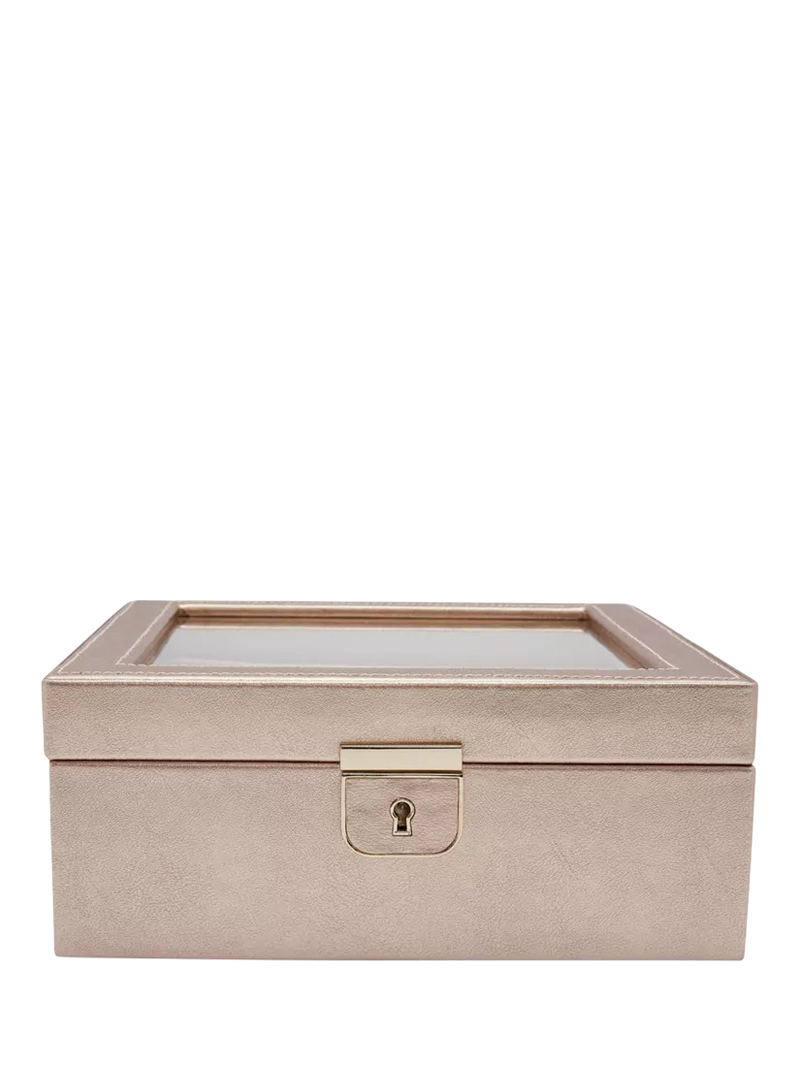 WOLF Palermo Leather 6 Piece Watch Box