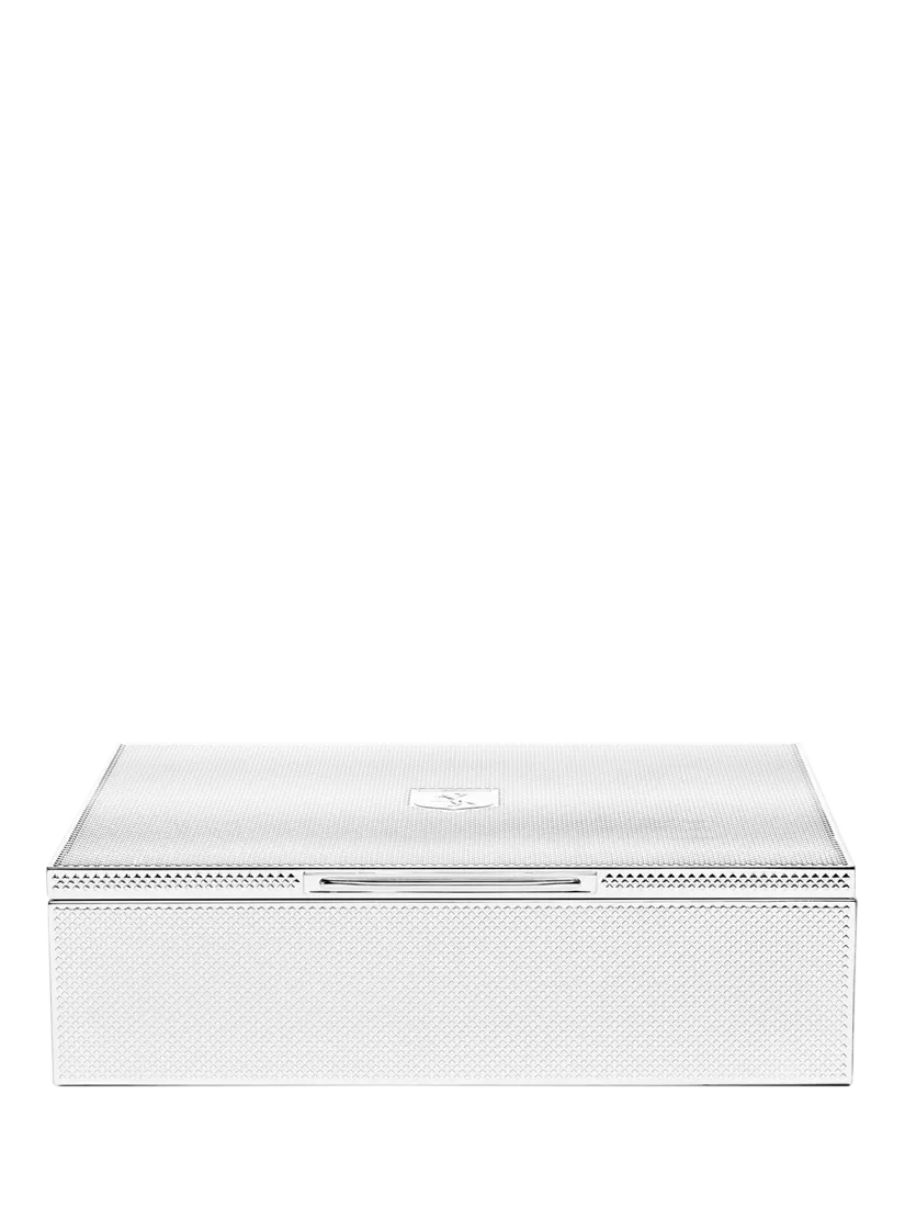 WOLF silver-plated watch and jewellery box, UK version