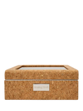 WOLF cork watch box 8 compartments natural cork (British brand)