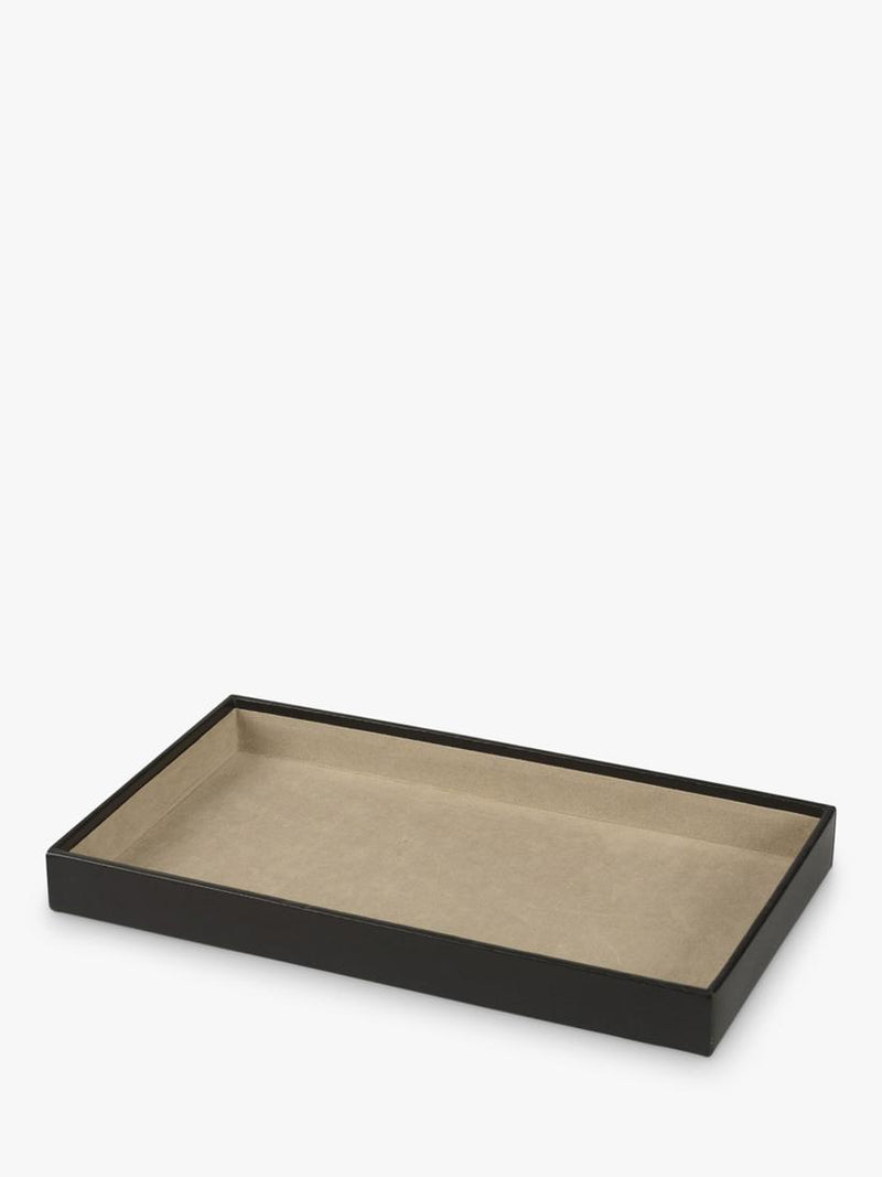 WOLF Vault vegan leather jewellery tray 1.5 inch, imported from the UK