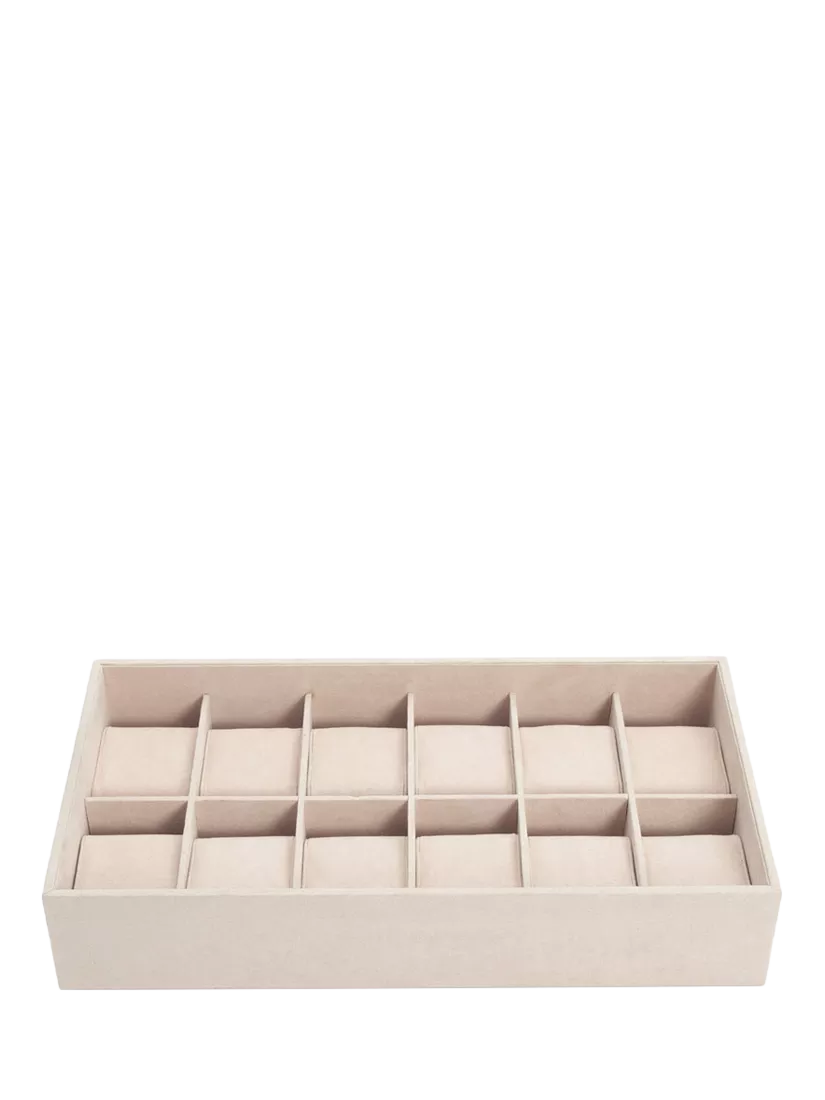 WOLF watch tray insert beige 12 piece (British brand)