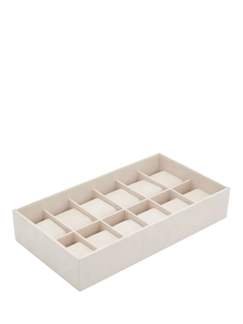 WOLF watch tray insert beige 12 piece (British brand)