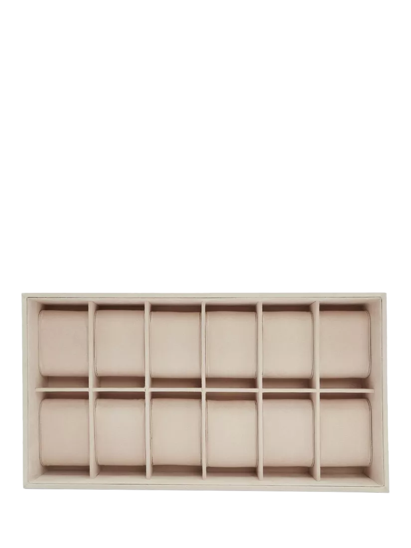 WOLF watch tray insert beige 12 piece (British brand)