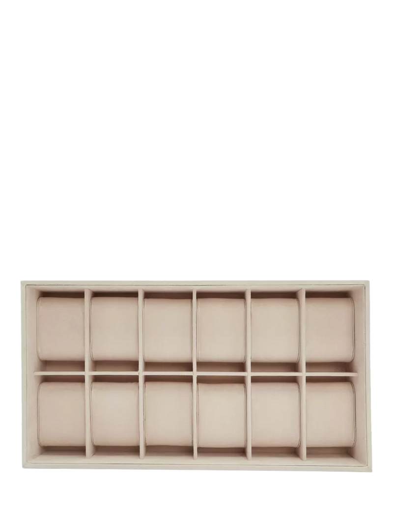 WOLF watch tray insert beige 12 piece (British brand)