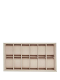 WOLF watch tray insert beige 12 piece (British brand)