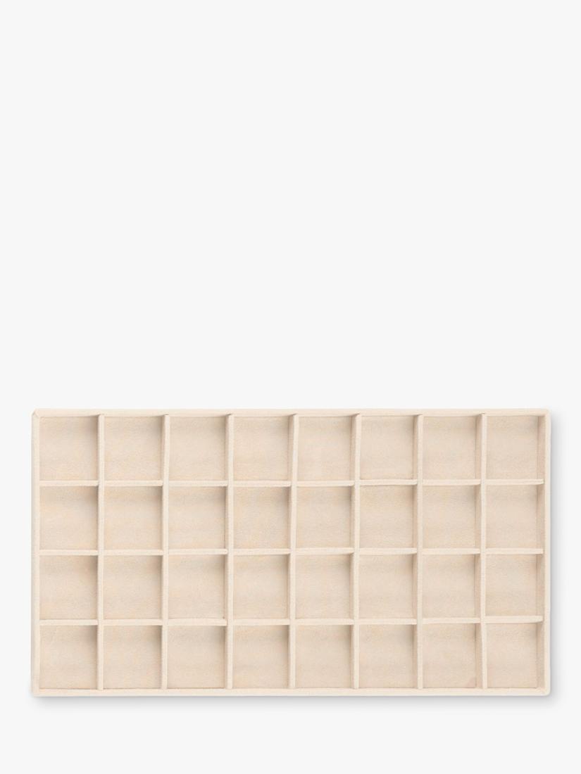 WOLF Vault earring tray insert beige, imported from the UK