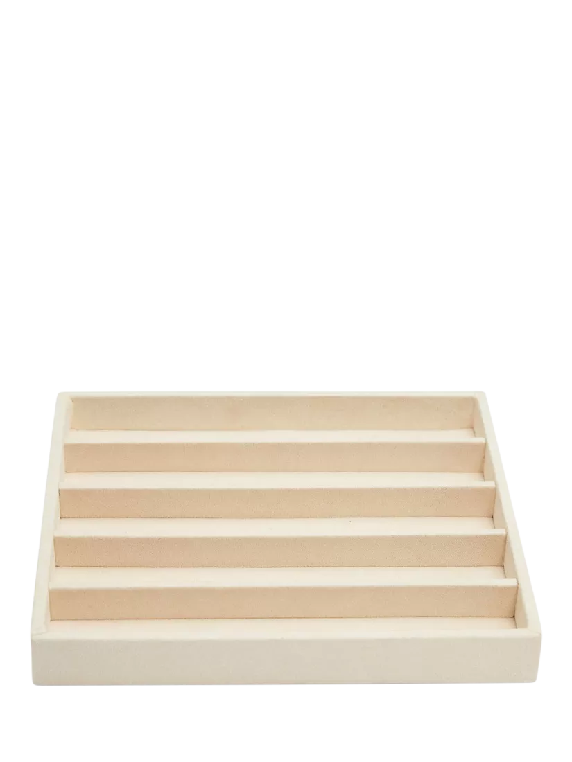 WOLF vault necklace half tray insert beige, imported from the UK