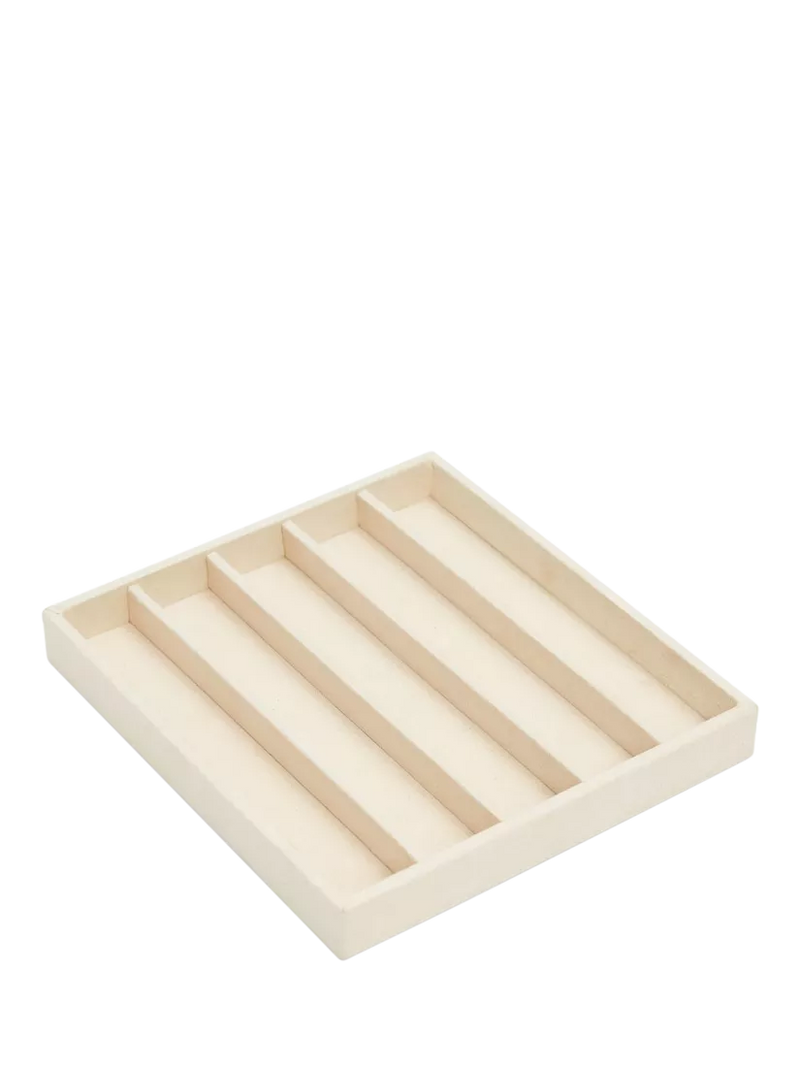 WOLF vault necklace half tray insert beige, imported from the UK