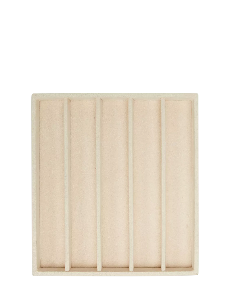 WOLF vault necklace half tray insert beige, imported from the UK