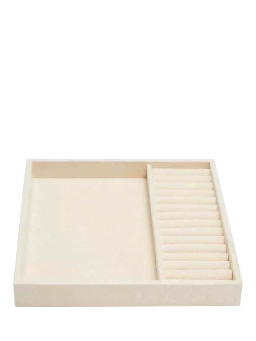 WOLF beige vault insert with ring rolls and compartment - British product