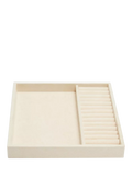 WOLF beige vault insert with ring rolls and compartment - British product
