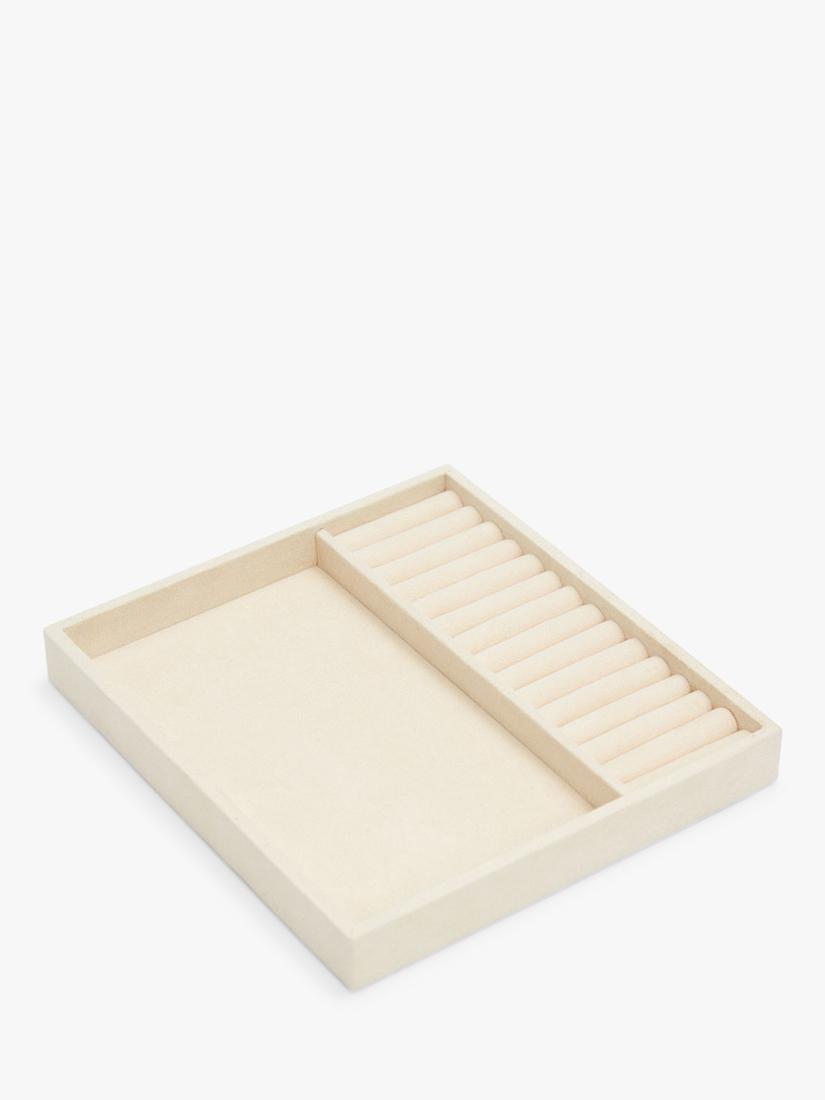 WOLF beige vault insert with ring rolls and compartment - British product