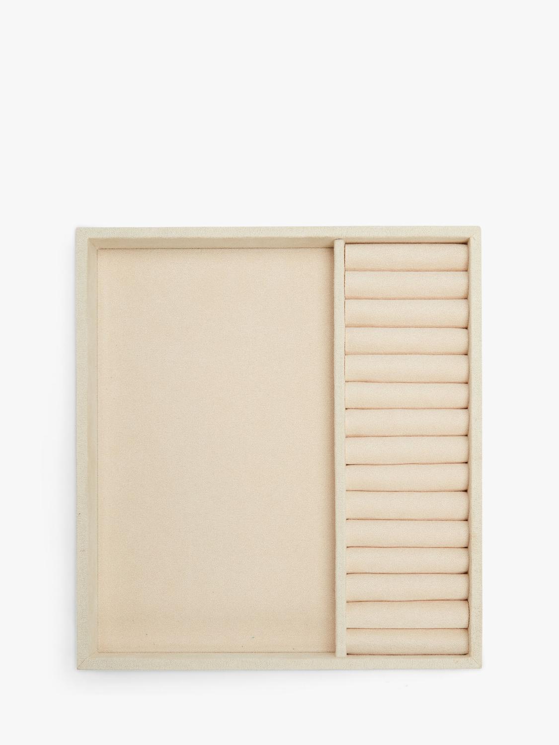 WOLF beige vault insert with ring rolls and compartment - British product