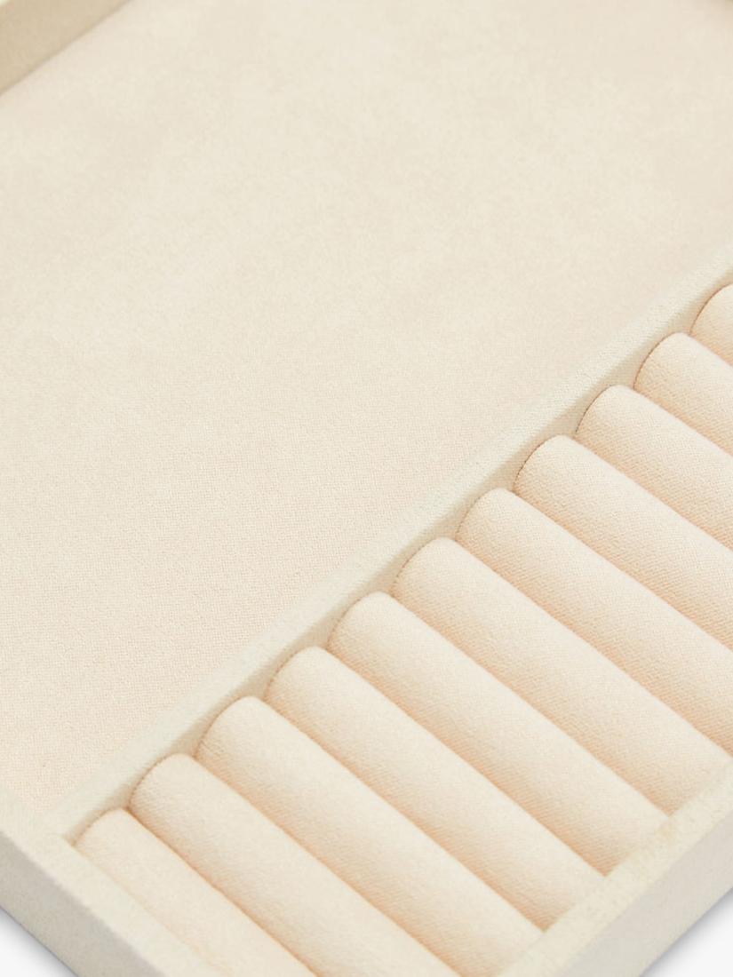 WOLF beige vault insert with ring rolls and compartment - British product