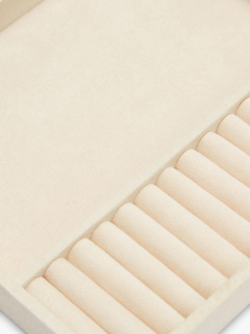 WOLF beige vault insert with ring rolls and compartment - British product