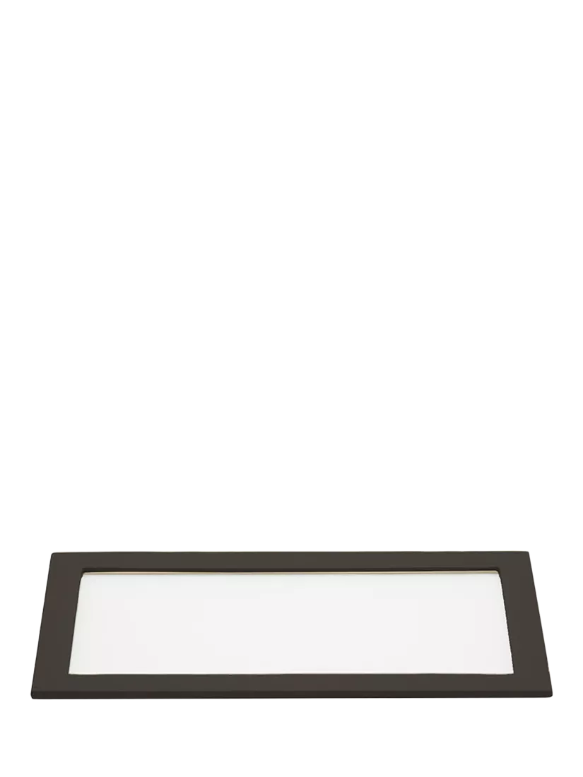 WOLF vegan leather jewellery tray with glass lid (British brand)