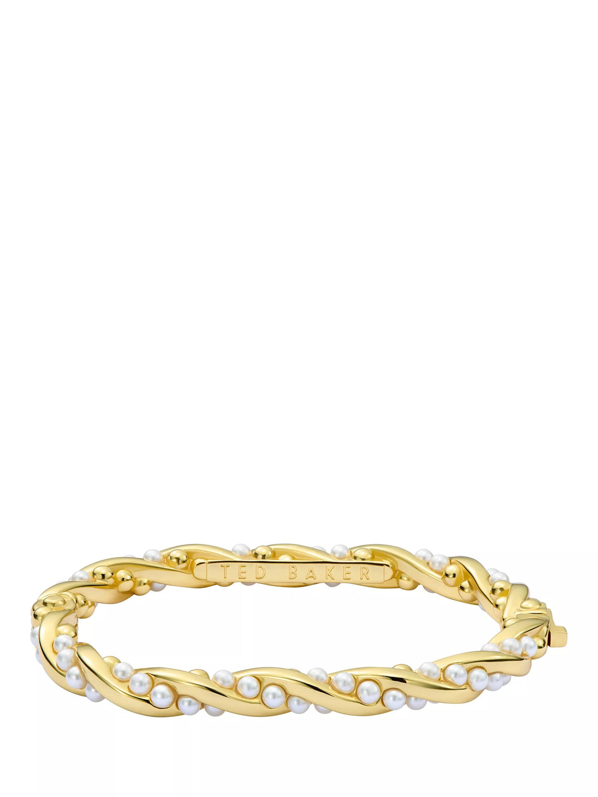 Ted Baker Tilaa Twisted Pearl Cuff bracelet, gold tone - British product