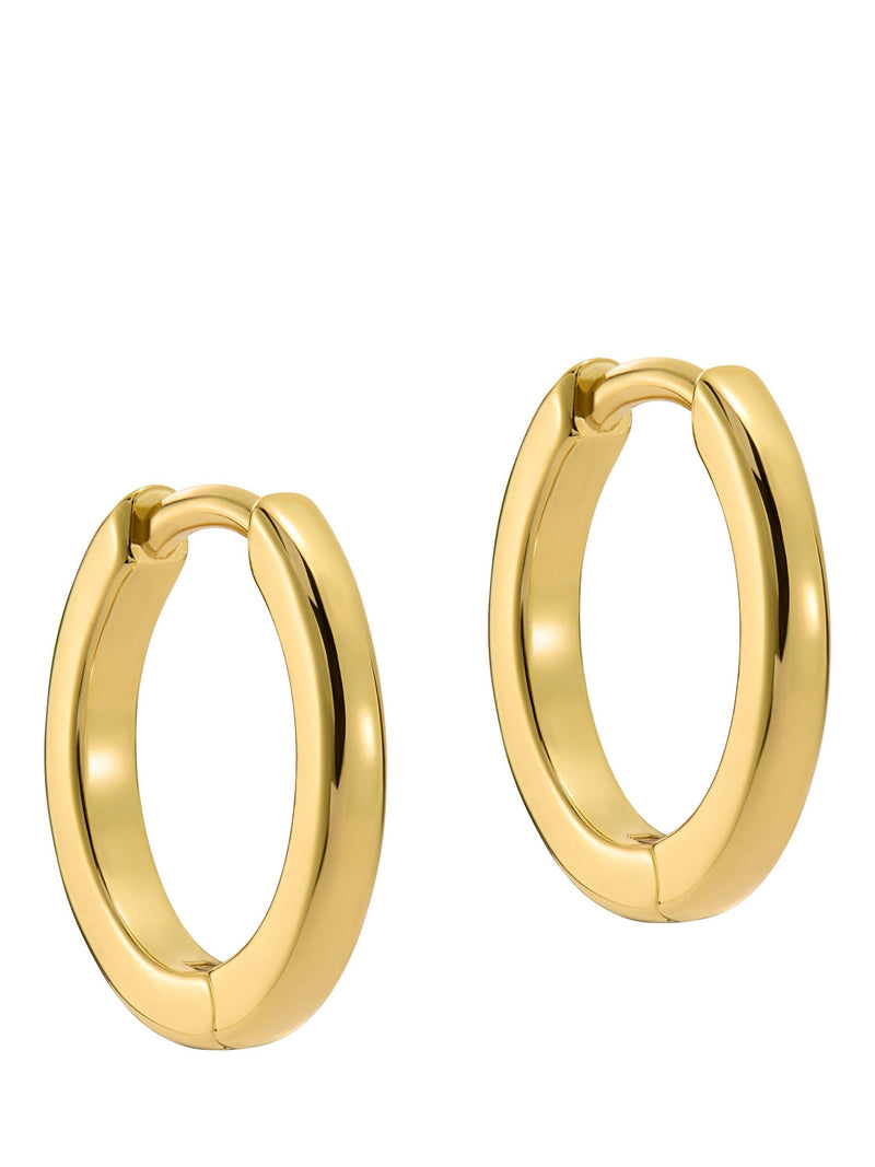 Ted Baker Crisele gold hoop earrings 14mm, imported from the UK