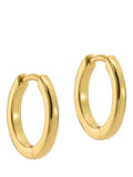 Ted Baker Crisele gold hoop earrings 14mm, imported from the UK