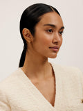 Ted Baker Crisele gold hoop earrings 14mm, imported from the UK