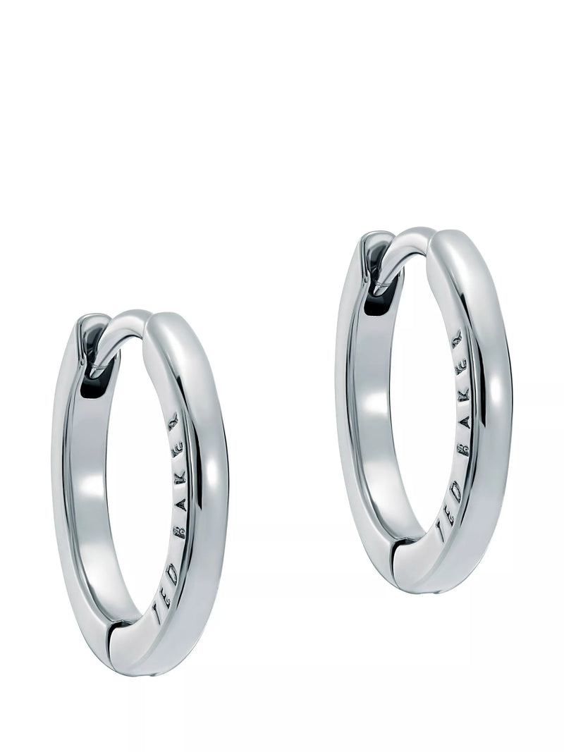 Ted Baker Crisele 14mm Logo Hoop Earrings