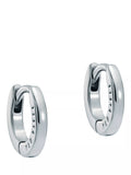Ted Baker Crisete Logo Hoop Earrings silver tone - British product