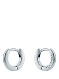 Ted Baker Crisete Logo Hoop Earrings silver tone - British product