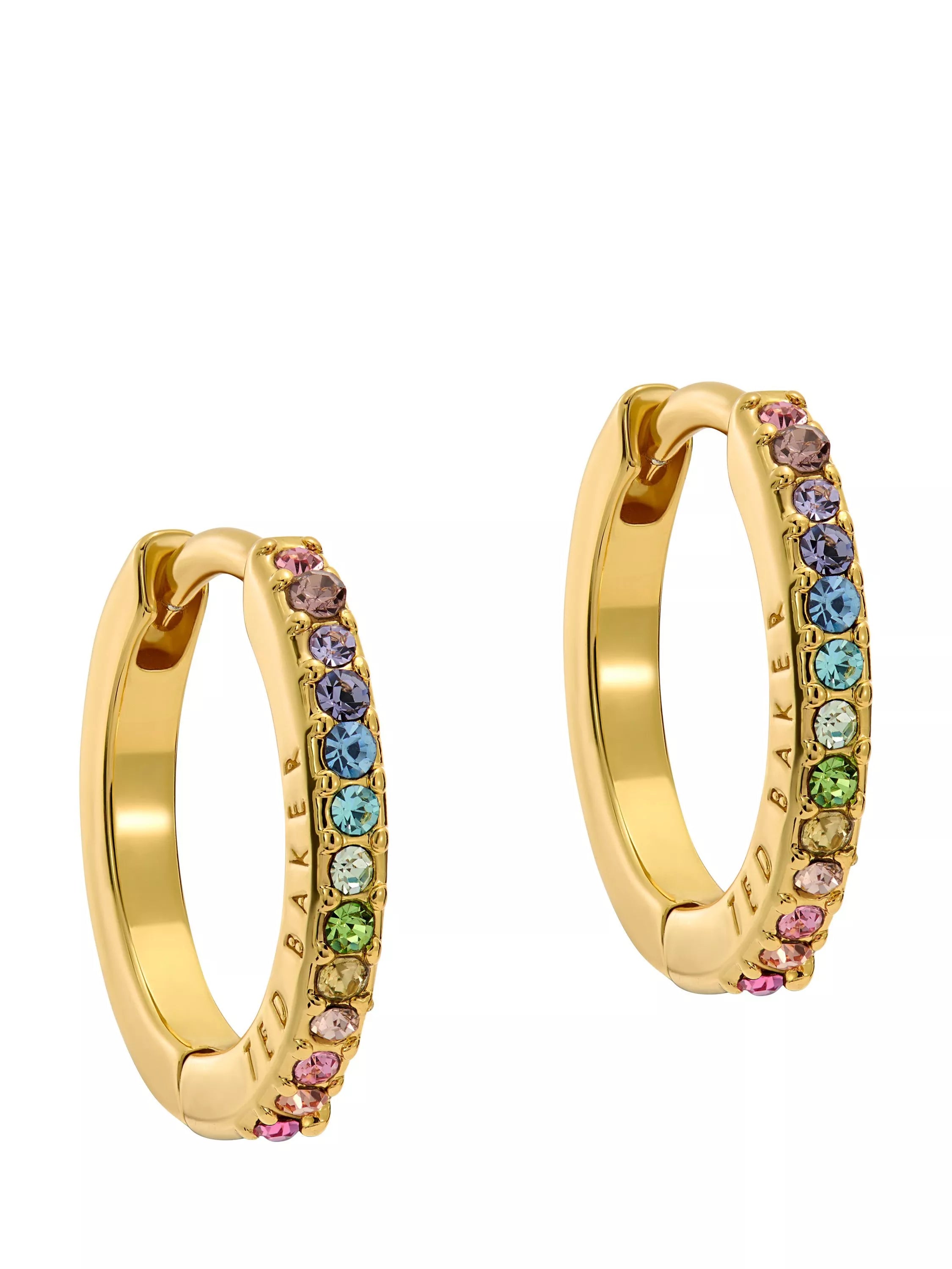 Ted Baker Heplie Crystal Hoop Earrings