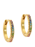 Ted Baker Heplie crystal hoop earrings gold tone, UK version