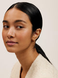 Ted Baker Heplie crystal hoop earrings gold tone, UK version
