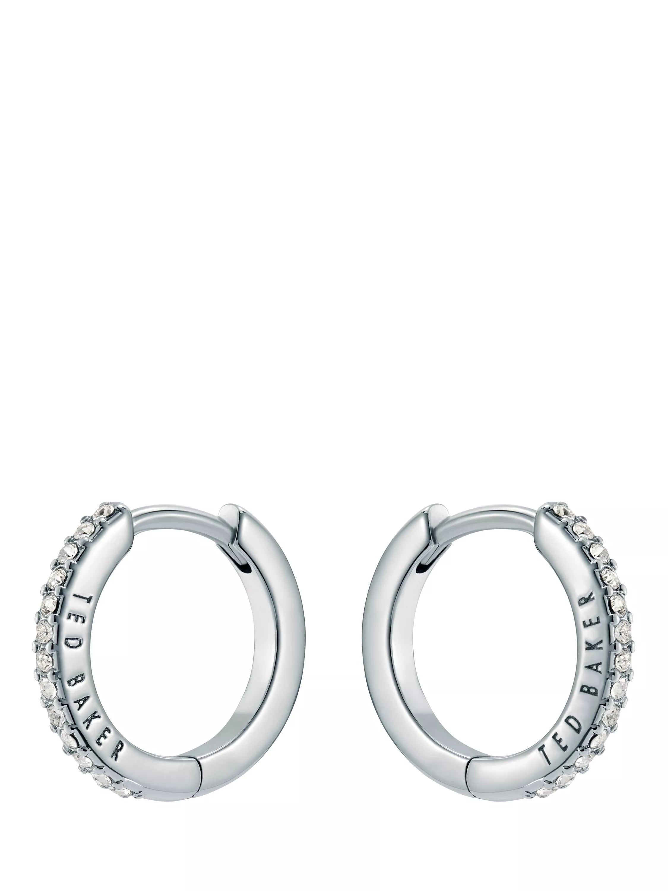 Ted Baker Heplie crystal hoop earrings gold tone, UK version