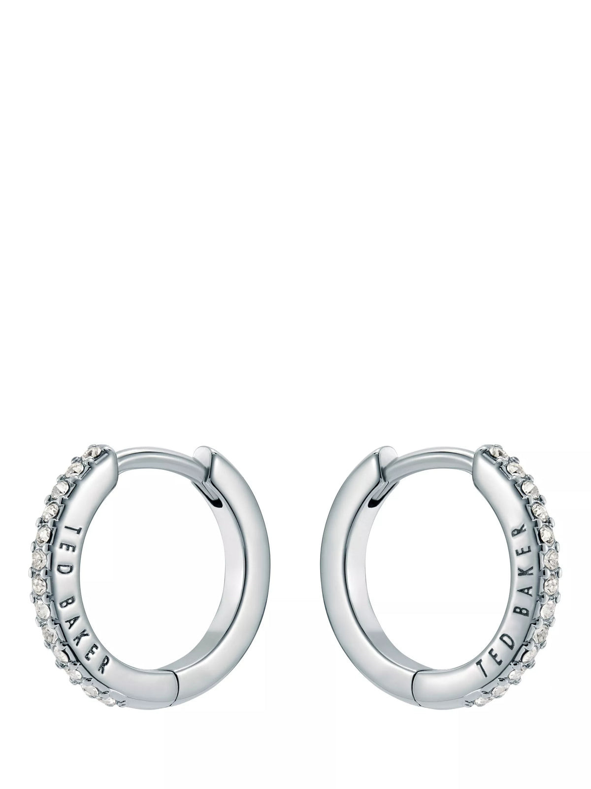 Ted Baker Heplie crystal hoop earrings gold tone, UK version