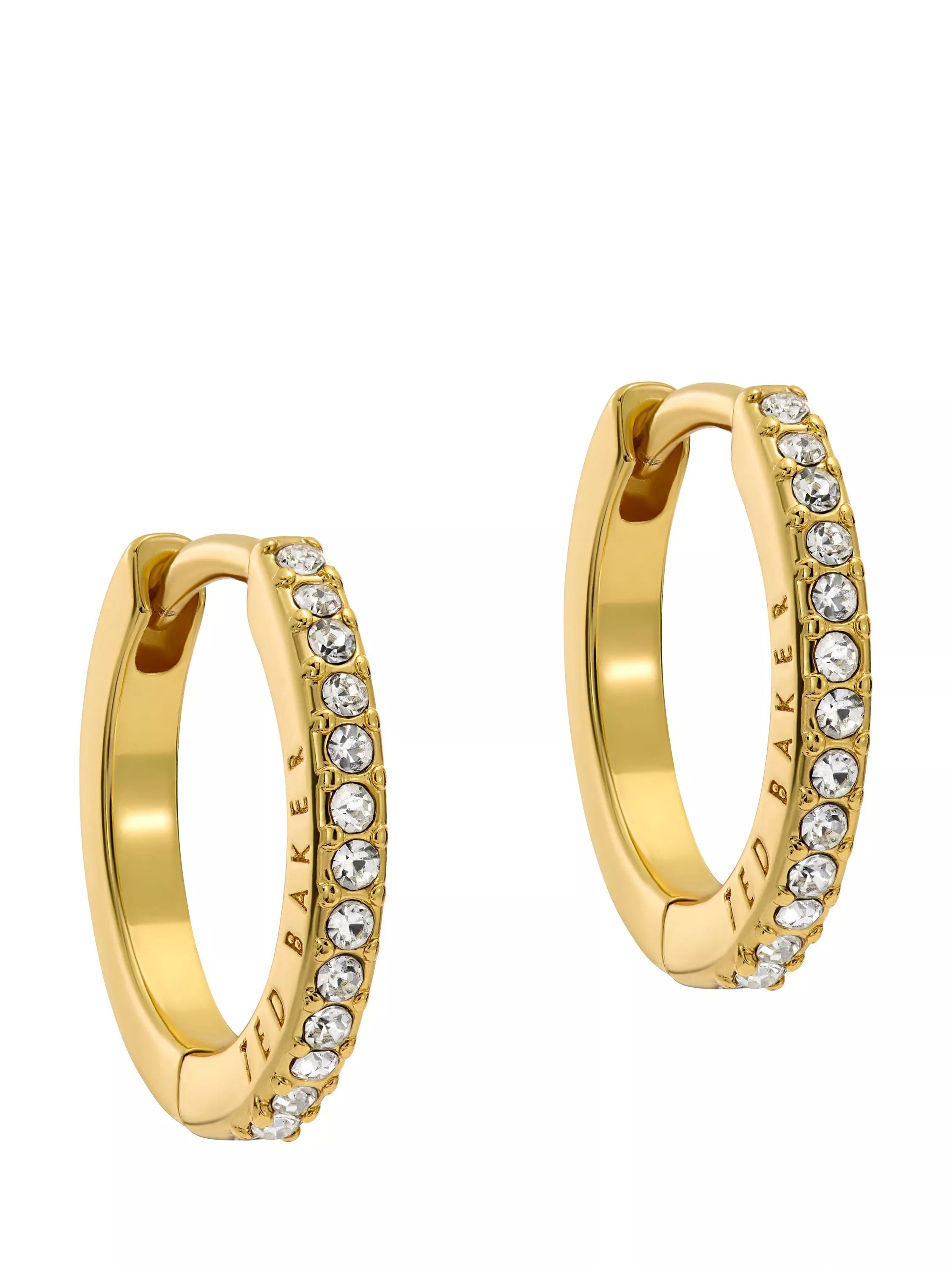 Ted Baker Heplie Crystal Hoop Earrings