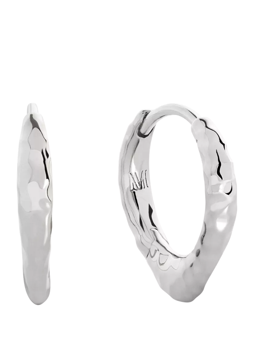 Monica Vinader MV Siren Tapered Huggie Earrings