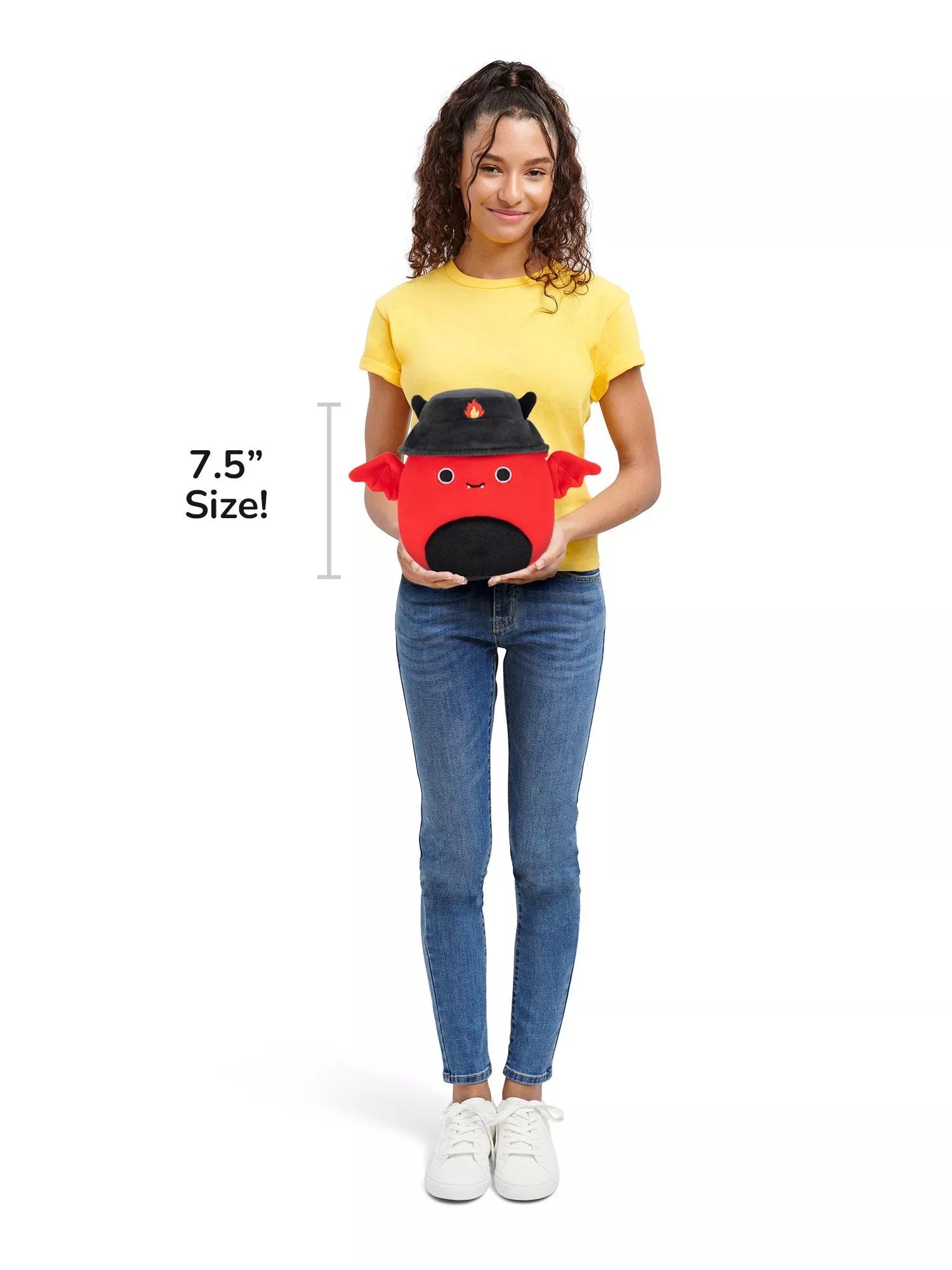 Squishmallows Dante red devil plush toy 7.5 inches (British brand)
