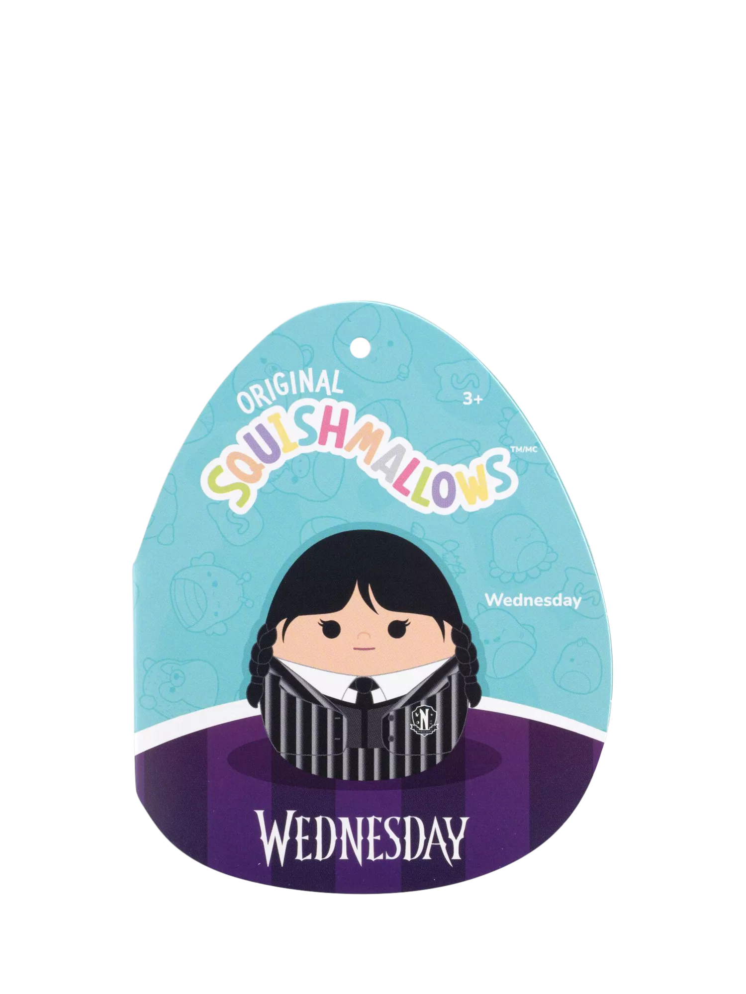 Squishmallows Wednesday in Uniform plush 8 inch, UK version