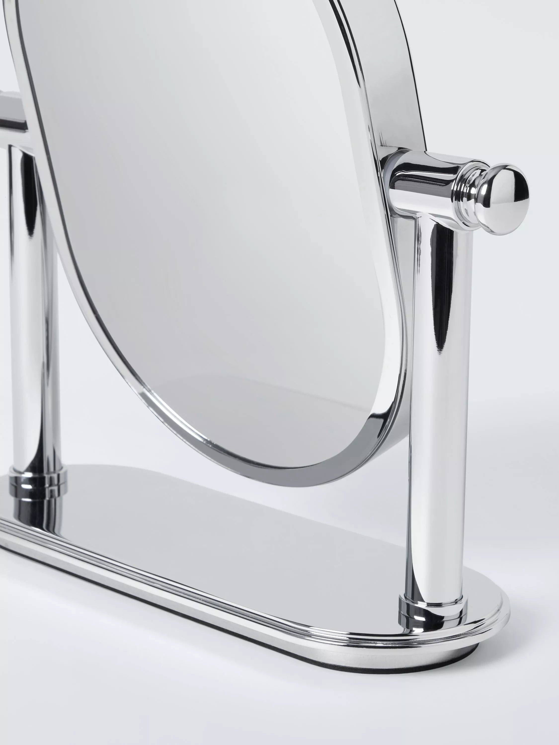 John Lewis Heritage freestanding oval mirror in chrome, UK version
