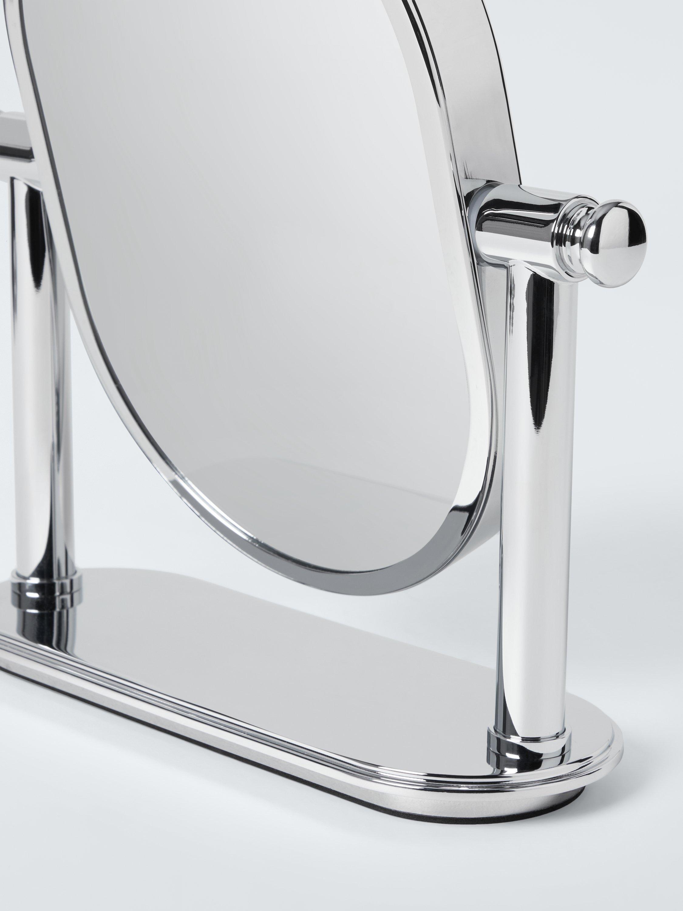 John Lewis Heritage freestanding oval mirror in chrome, UK version