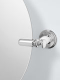 John Lewis Legacy bathroom mirror white chrome round (British brand)